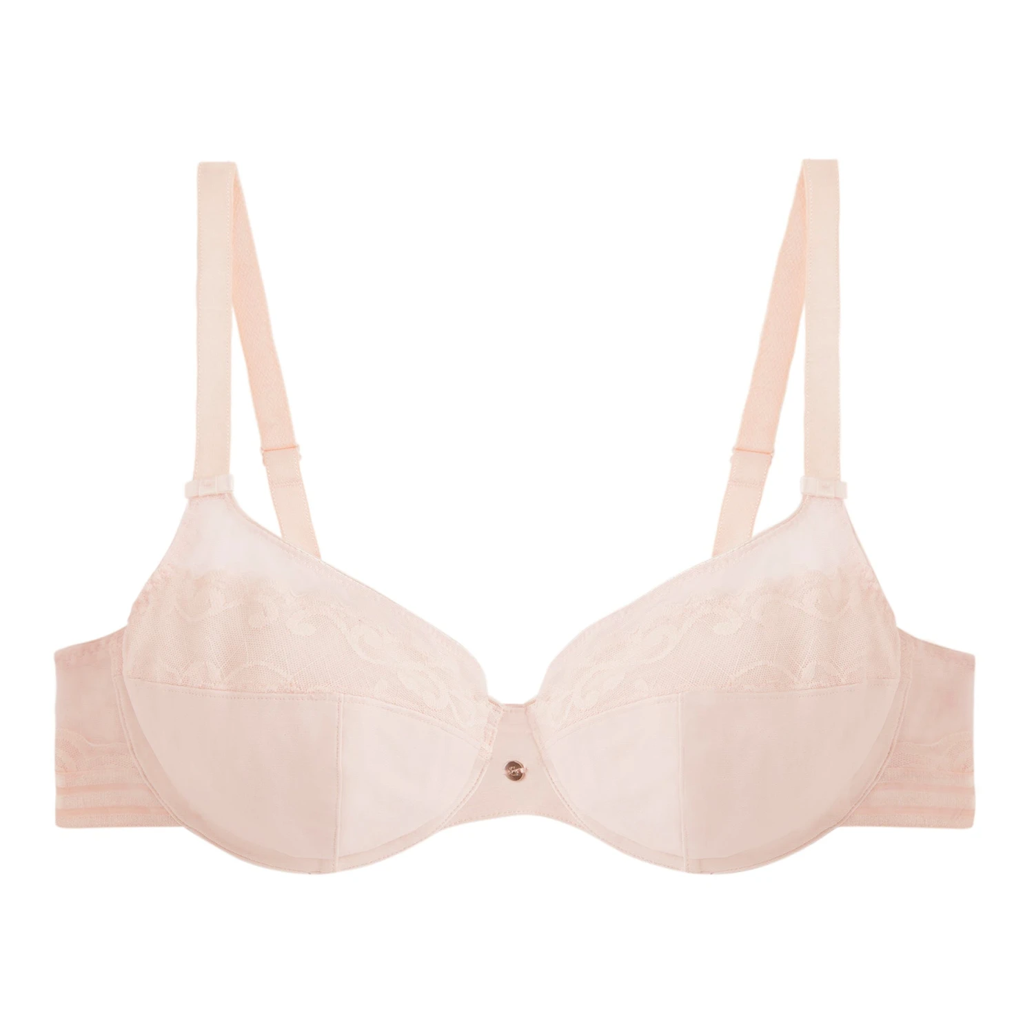 Soutien-gorge Emboîtant Avec Armatures Beige Rosé Just Perfect 1 Soutien-gorge Emboîtant Avec Armatures Beige Rosé Just Perfect