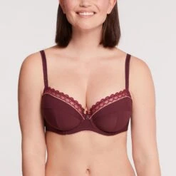 Soutien-gorge Emboîtant Avec Armatures Cassis Sydney Pure 6 Soutien-gorge Emboîtant Avec Armatures Cassis Sydney Pure -Bestform Lingerie BL14563 08B WEB 11
